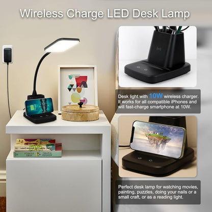 Wireless Charging Desk Lamp