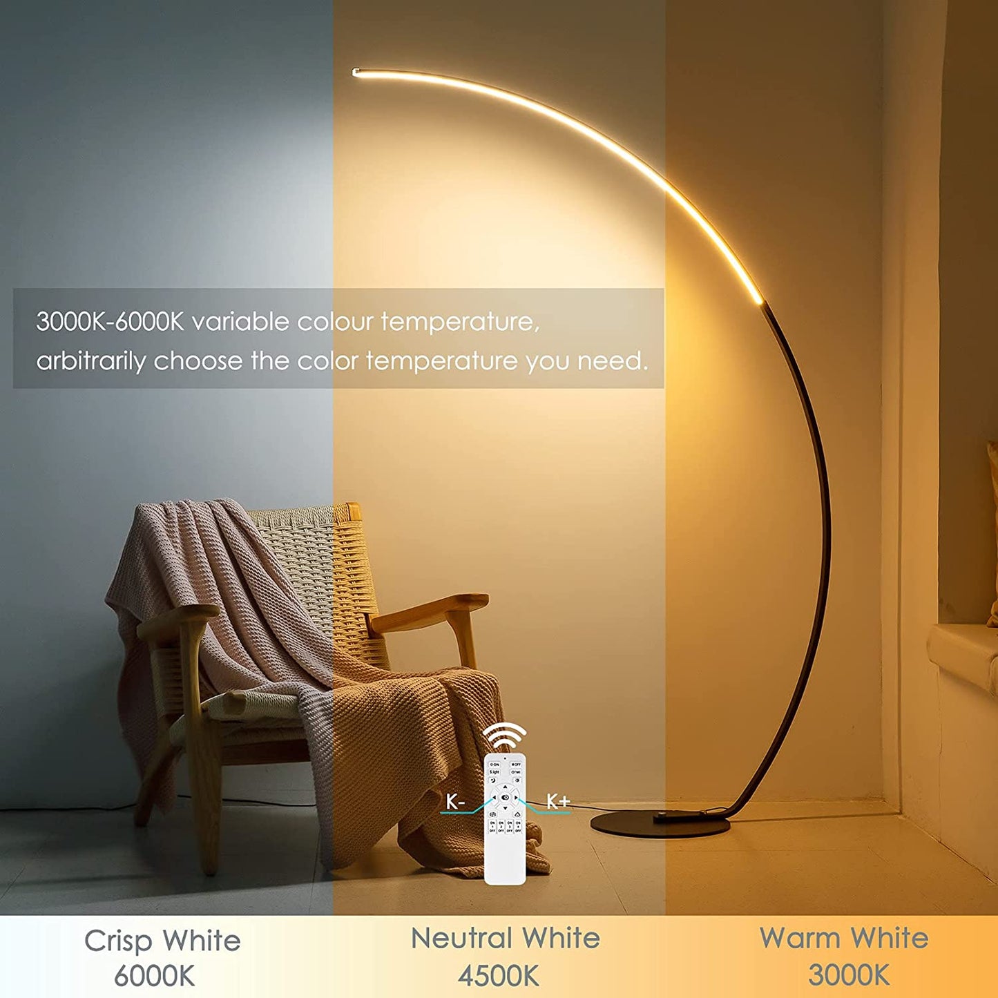 Modern Curved Floor Lamp