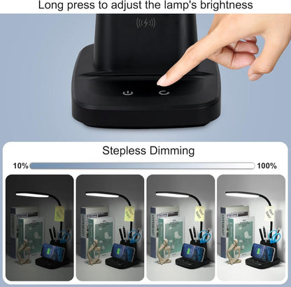 Wireless Charging Desk Lamp