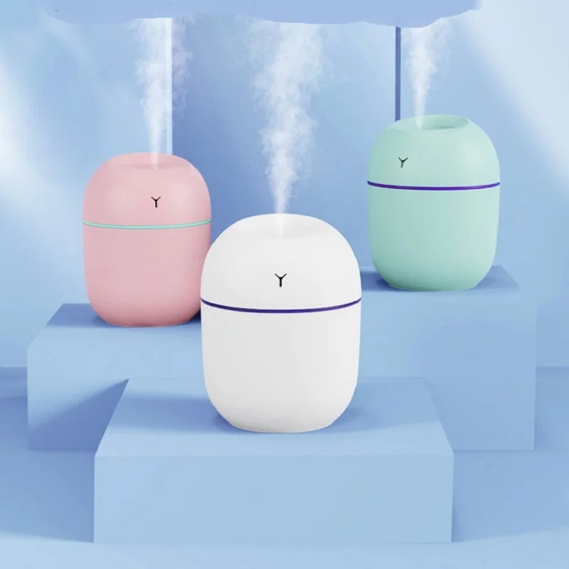 LED Ultrasonic Humidifier Essential Oil Diffuser