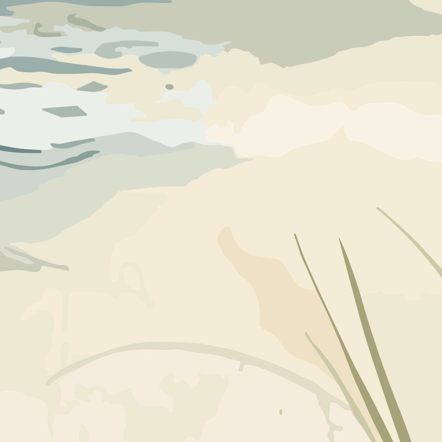 Wild beach Wallpaper